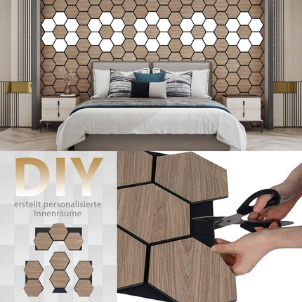 Acoustic Wall Panels, 4-Pack, 81x66 cm, Sound Absorbing