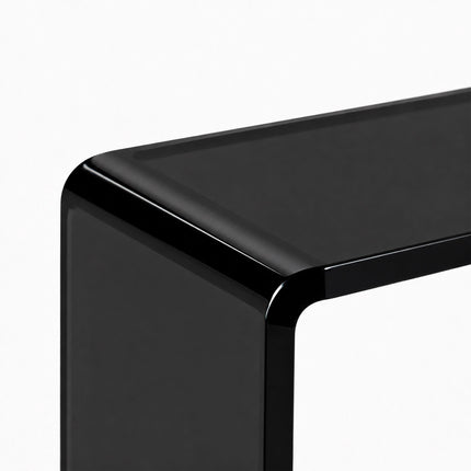 Acrylic Monitor Riser - Black, 50 x 20 x 10 cm
