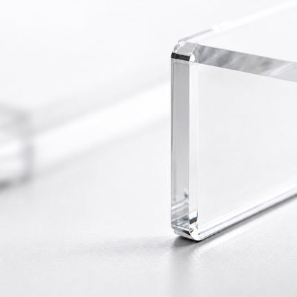 Acrylic Monitor Riser – Transparent, 35 x 20 x 10 cm