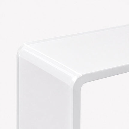 Acrylic Monitor Riser, White, 35x20x10 cm