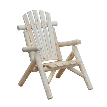 Adirondack Wooden Garden Chair - High Back Armrest, Spruce