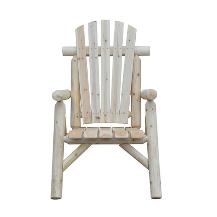 Adirondack Wooden Garden Chair - High Back Armrest, Spruce