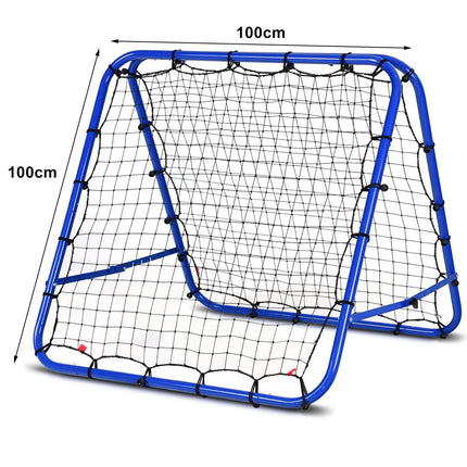 Adjustable Angle Soccer Rebounder Net, 100 x 100 cm