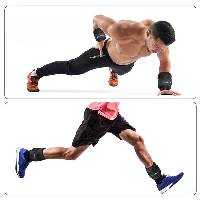 Adjustable Ankle & Wrist Weights, 2 x 0.5kg