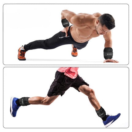Adjustable Ankle & Wrist Weights, 2 x 2.5kg
