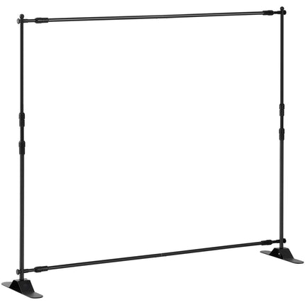 Adjustable Backdrop Banner Stand, 10x8 ft, Carry Bag