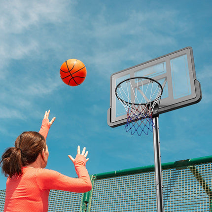 Adjustable Basketball Hoop 4–10 ft, 44 in Backboard