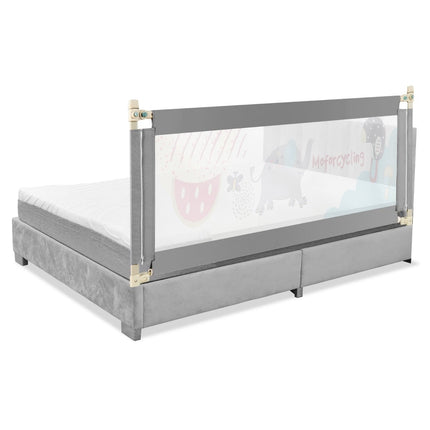 Adjustable Bed Rail Guard, 175cm, Dark Grey