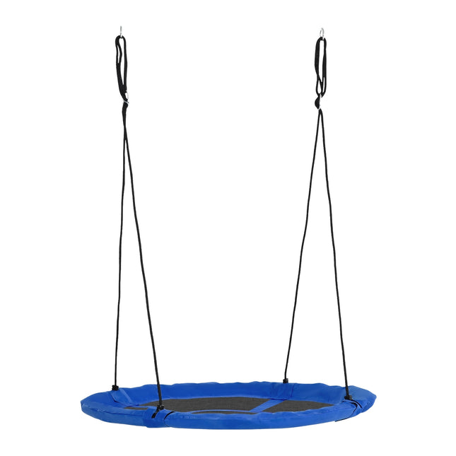 Adjustable Blue Nest Swing, Ø110 cm, 150 kg, 3-12 years