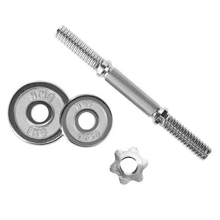 Adjustable Chrome Dumbbells with Case, 15kg