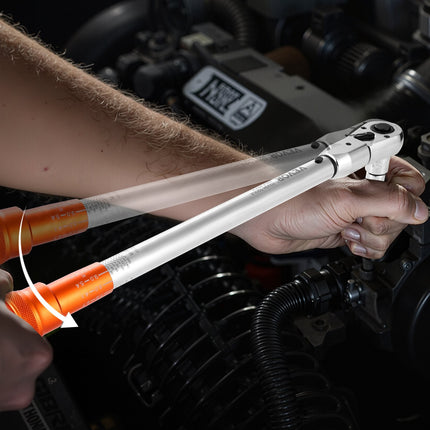 Adjustable Click Torque Wrench, 1/2-Inch, 20-160 lbf-ft, ±2% Accuracy