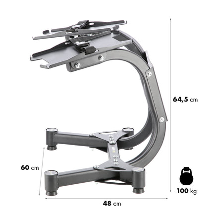 Adjustable Dumbbell Rack – Holds Up to 10 Pairs