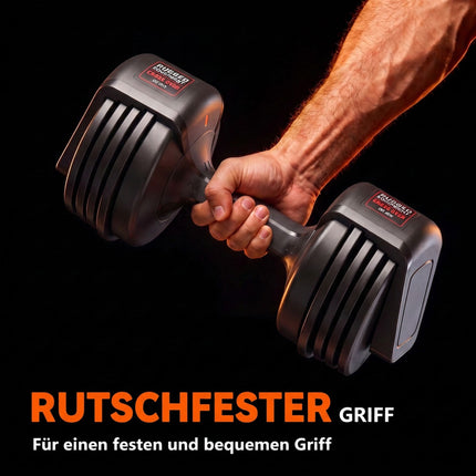 Adjustable Dumbbell Set, 11 kg with Quick-Change Mechanism