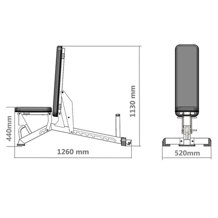 Adjustable Exercise Bench – Semi Commercial Use