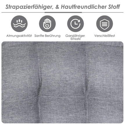 Adjustable Floor Gaming Sofa Chair with Backrest, Gray