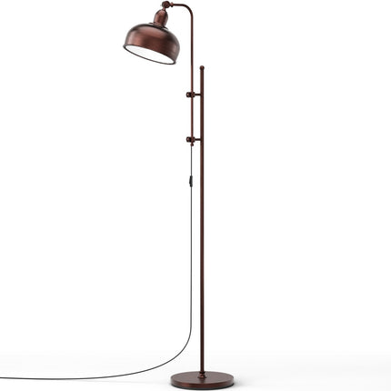 Adjustable Floor Lamp with Metal Frame, 180 Rotating Head