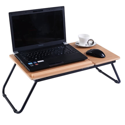 Adjustable Folding Laptop Desk – MDF & Metal, Portable