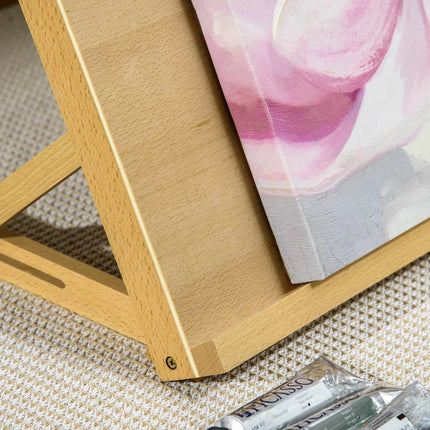 Adjustable Folding Table Easel, Beechwood, 75.8x51 cm
