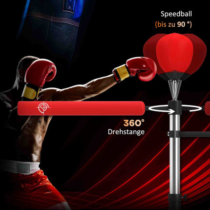 Adjustable Freestanding Punching Bag Stand, 160-230 cm