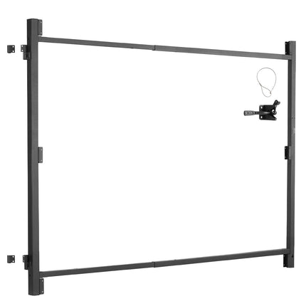 Adjustable Gate Frame Kit, 40–72 in, Anti-Sag, Latch