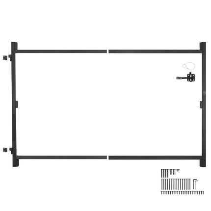 Adjustable Gate Frame Kit, 40–72 in, Anti-Sag, Latch