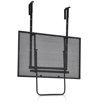 Adjustable Hanging Iron Shelf – 5 Heights, 60.5 x 48 cm, Black