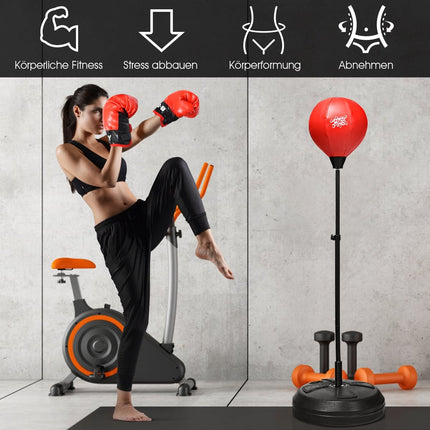 Adjustable Height Punching Ball Set for Kids and Adults