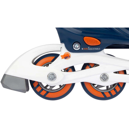 Adjustable Inline Skates, EU Size 29-32, PU Wheels