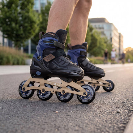 Adjustable Inline Skates Size 42-45, ABEC 7, Aluminum