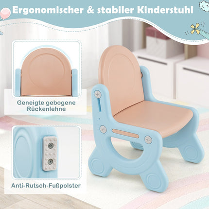 Adjustable Kids Easel with Chair, Whiteboard & Storage Box