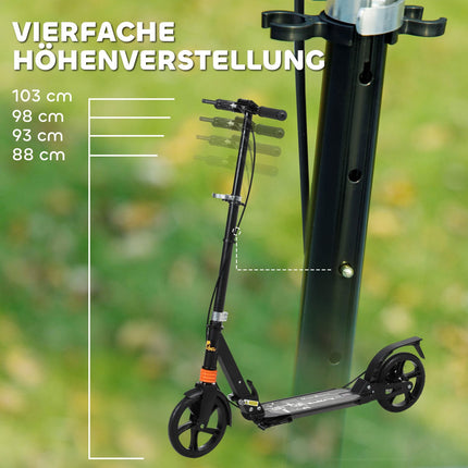 Adjustable Kids Scooter with Brakes, Foldable, Ages 6-12