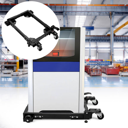 Adjustable Mobile Base Stand, 1500 lb, Swivel Wheels