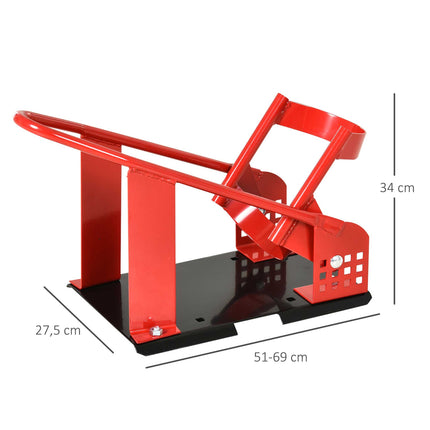 Adjustable Motorcycle Stand for 80-155mm Front Wheels, 450kg Capacity