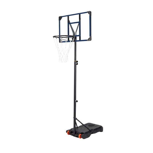 Adjustable Outdoor Basketball Hoop with Wheels, 82 cm Backboard