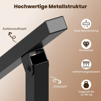 Adjustable Outdoor Stair Handrail, 70cm, Metal, 150kg Capacity