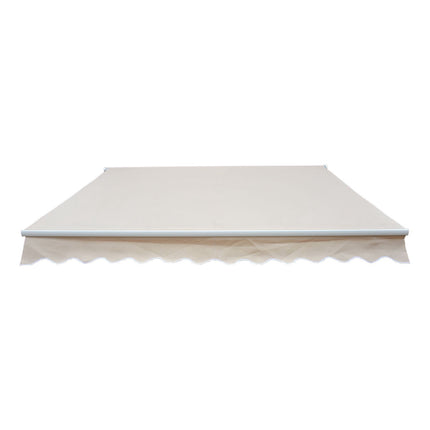 Adjustable Patio Awning, 4.5 x 3m, Beige, with Crank