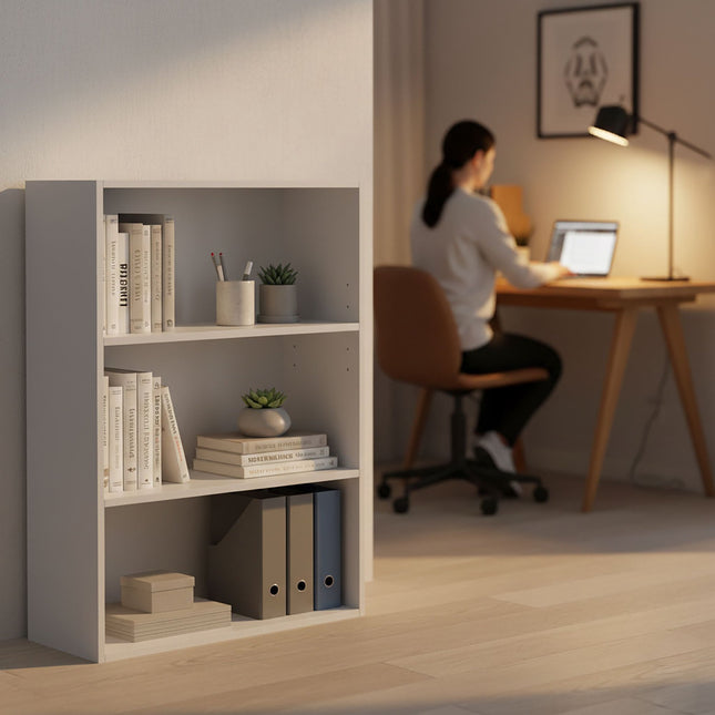 Adjustable Shelf Bookcase – Freestanding Storage Unit