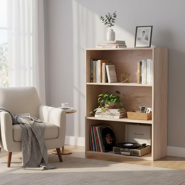 Adjustable Shelf Bookcase – Freestanding Storage Unit