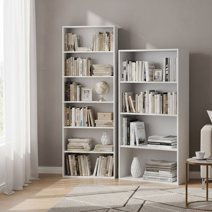 Adjustable Shelf Bookcase – Freestanding Storage Unit
