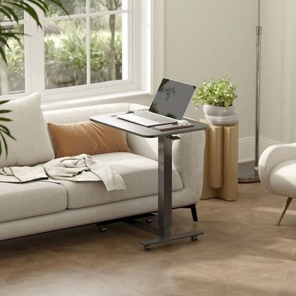 Adjustable Standing Desk, C-Shape, 65x48x70-110cm, Black