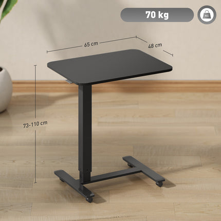 Adjustable Standing Desk, C-Shape, 65x48x70-110cm, Black