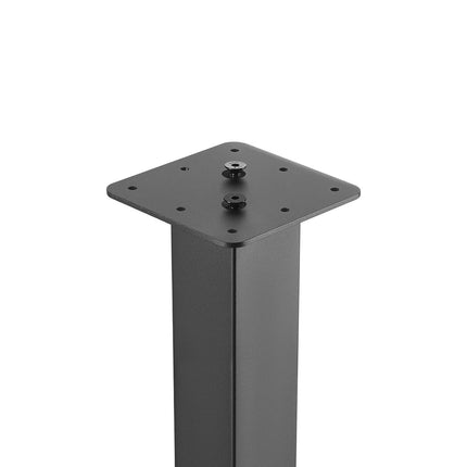 Adjustable Table Legs, 24-40 In Steel, 4-Pack, Black