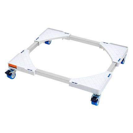 Adjustable Washer Dryer Stand, Locking Casters, 381-615mm