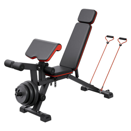 Adjustable Weight Bench 800 lb, Leg Extension, Preacher Pad