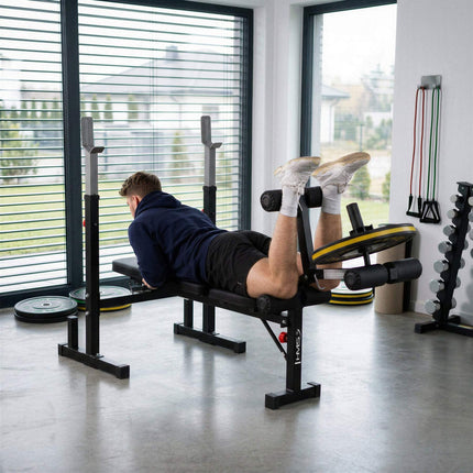 Adjustable Weight Bench, Preacher Curl, Leg Developer