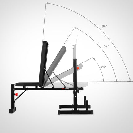 Adjustable Weight Bench, Preacher Curl, Leg Developer