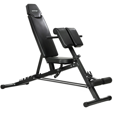 Adjustable Weight Bench with 6-Position Backrest, Black