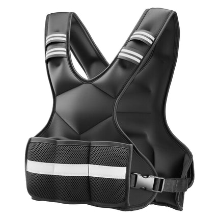 Adjustable Weighted Vest 4.7 kg, 6 Weights, Reflective