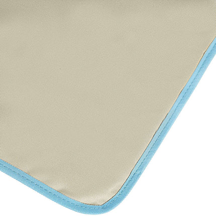 Adjustable folding beach chairs, set of 2 with cushions