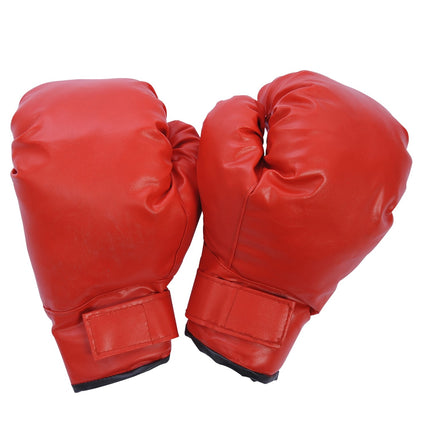 Adjustable punch ball set with stand and gloves (125-145cm)